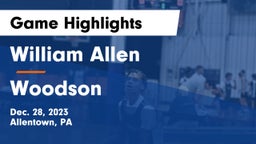 William Allen  vs Woodson  Game Highlights - Dec. 28, 2023