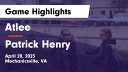 Atlee  vs Patrick Henry  Game Highlights - April 20, 2023
