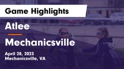 Atlee  vs Mechanicsville  Game Highlights - April 28, 2023