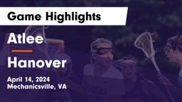 Atlee  vs Hanover  Game Highlights - April 14, 2024