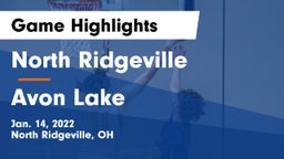 North Ridgeville  vs Avon Lake  Game Highlights - Jan. 14, 2022