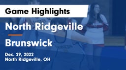 North Ridgeville  vs Brunswick  Game Highlights - Dec. 29, 2022