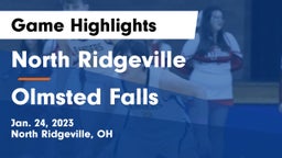 North Ridgeville  vs Olmsted Falls  Game Highlights - Jan. 24, 2023
