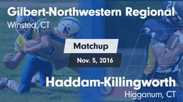 Matchup: Gilbert-Northwestern vs. Haddam-Killingworth  2016