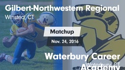 Matchup: Gilbert-Northwestern vs. Waterbury Career Academy 2016