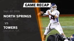 Recap: North Springs  vs. Towers  2016