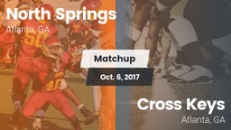 Matchup: North Springs High vs. Cross Keys  2017