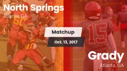 Matchup: North Springs High vs. Grady  2017