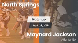 Matchup: North Springs High vs. Maynard Jackson  2018