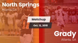 Matchup: North Springs High vs. Grady  2018