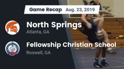 Recap: North Springs  vs. Fellowship Christian School 2019