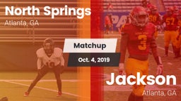 Matchup: North Springs High vs. Jackson  2019