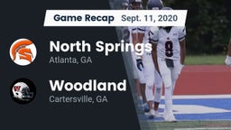 Recap: North Springs  vs. Woodland  2020