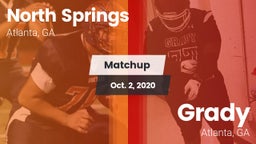Matchup: North Springs High vs. Grady  2020