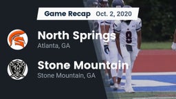 Recap: North Springs  vs. Stone Mountain   2020
