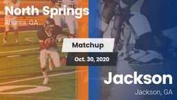 Matchup: North Springs High vs. Jackson  2020