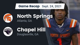 Recap: North Springs  vs. Chapel Hill  2021