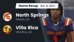 Recap: North Springs  vs. Villa Rica  2021