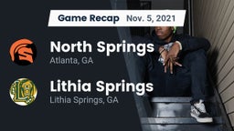 Recap: North Springs  vs. Lithia Springs  2021