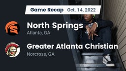 Recap: North Springs  vs. Greater Atlanta Christian  2022