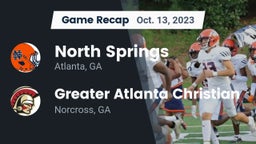 Recap: North Springs  vs. Greater Atlanta Christian  2023