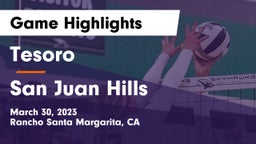 Tesoro  vs San Juan Hills  Game Highlights - March 30, 2023