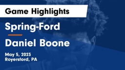 Spring-Ford  vs Daniel Boone  Game Highlights - May 5, 2023