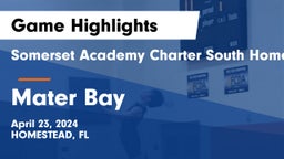Somerset Academy Charter South Homestead vs Mater Bay Game Highlights - April 23, 2024