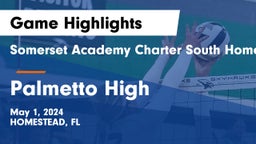 Somerset Academy Charter South Homestead vs Palmetto High Game Highlights - May 1, 2024