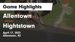 Allentown  vs Hightstown  Game Highlights - April 17, 2023