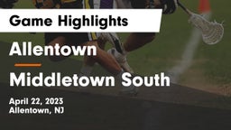 Allentown  vs Middletown South  Game Highlights - April 22, 2023