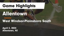 Allentown  vs West Windsor-Plainsboro South  Game Highlights - April 3, 2024