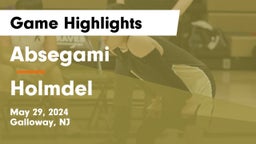 Absegami  vs Holmdel  Game Highlights - May 29, 2024