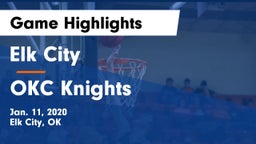 Elk City  vs OKC Knights Game Highlights - Jan. 11, 2020
