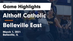 Althoff Catholic  vs Belleville East  Game Highlights - March 1, 2021