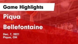 Piqua  vs Bellefontaine  Game Highlights - Dec. 7, 2021