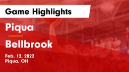Piqua  vs Bellbrook  Game Highlights - Feb. 12, 2022