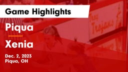 Piqua  vs Xenia  Game Highlights - Dec. 2, 2023