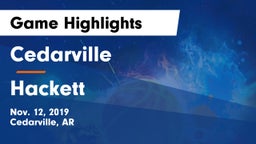 Cedarville  vs Hackett  Game Highlights - Nov. 12, 2019