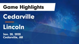Cedarville  vs Lincoln  Game Highlights - Jan. 28, 2020