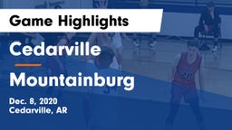 Cedarville  vs Mountainburg  Game Highlights - Dec. 8, 2020