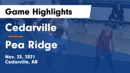 Cedarville  vs Pea Ridge  Game Highlights - Nov. 23, 2021