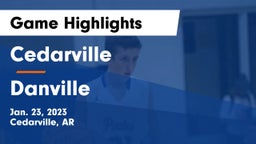 Cedarville  vs Danville  Game Highlights - Jan. 23, 2023