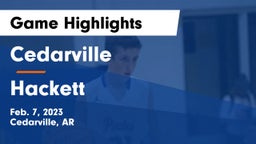 Cedarville  vs Hackett  Game Highlights - Feb. 7, 2023