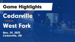 Cedarville  vs West Fork Game Highlights - Nov. 29, 2023