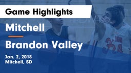 Mitchell  vs Brandon Valley  Game Highlights - Jan. 2, 2018