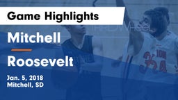 Mitchell  vs Roosevelt  Game Highlights - Jan. 5, 2018