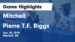 Mitchell  vs Pierre T.F. Riggs  Game Highlights - Jan. 30, 2018
