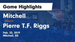 Mitchell  vs Pierre T.F. Riggs  Game Highlights - Feb. 23, 2019