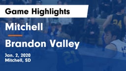 Mitchell  vs Brandon Valley  Game Highlights - Jan. 2, 2020
